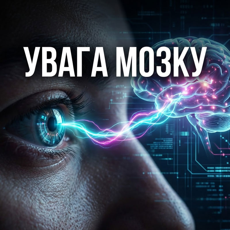 Нейромаркетинг — візуалізація того, як мозок захоплює увагу через зорові стимули.